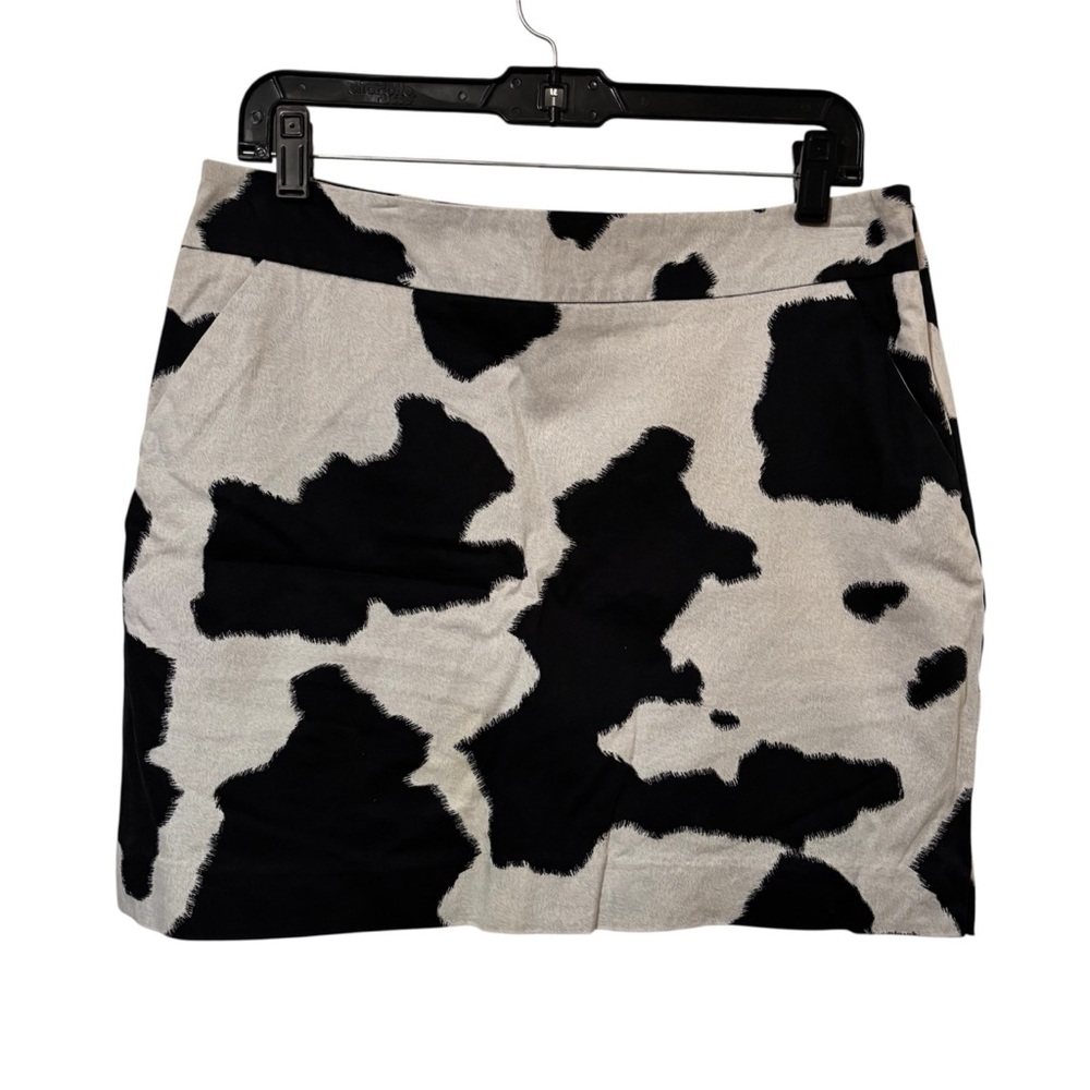 Loudmouth Black and White Cow Print Women's Golf Skort Size 10